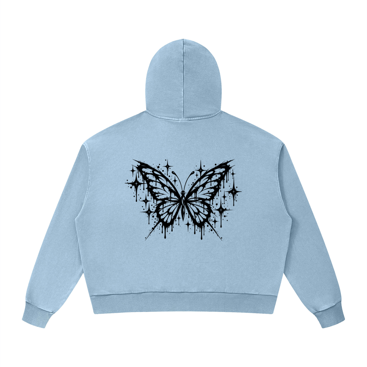 Unisex Mineral Wash Boxy Hoodie