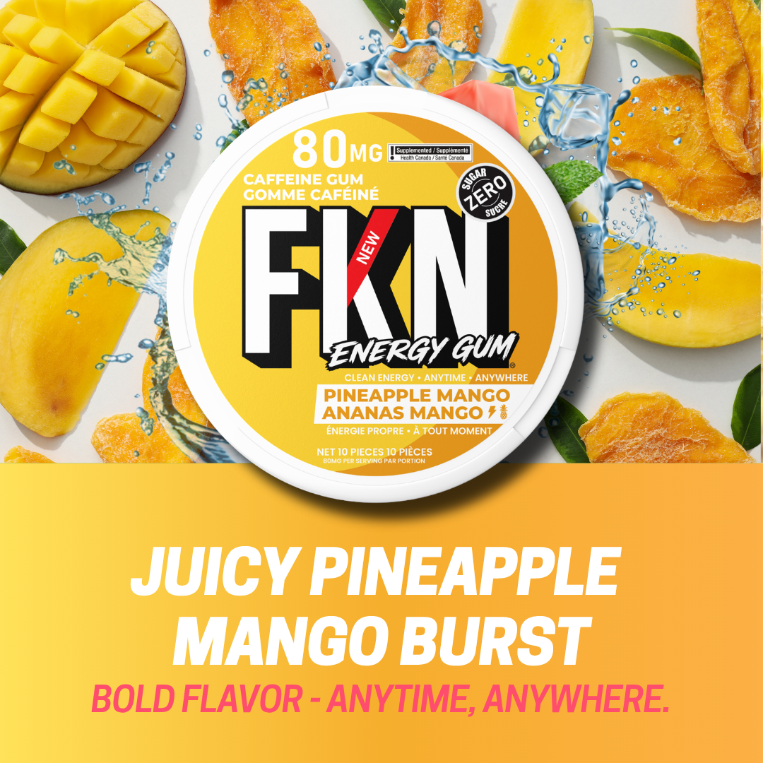 FKN Caffeine Gum (Pineapple Mango)