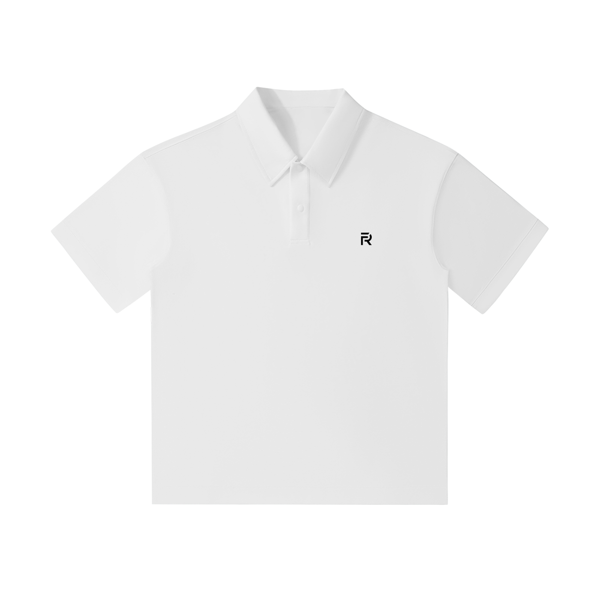 Drop Shoulder Short-Sleeve Polo