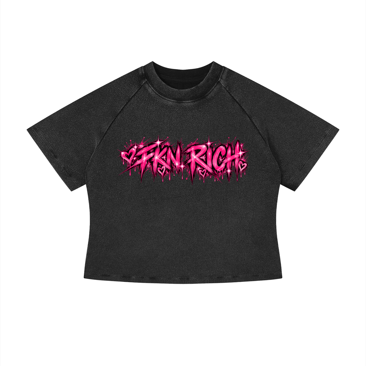 Women's Mineral Wash Crop T-Shirt