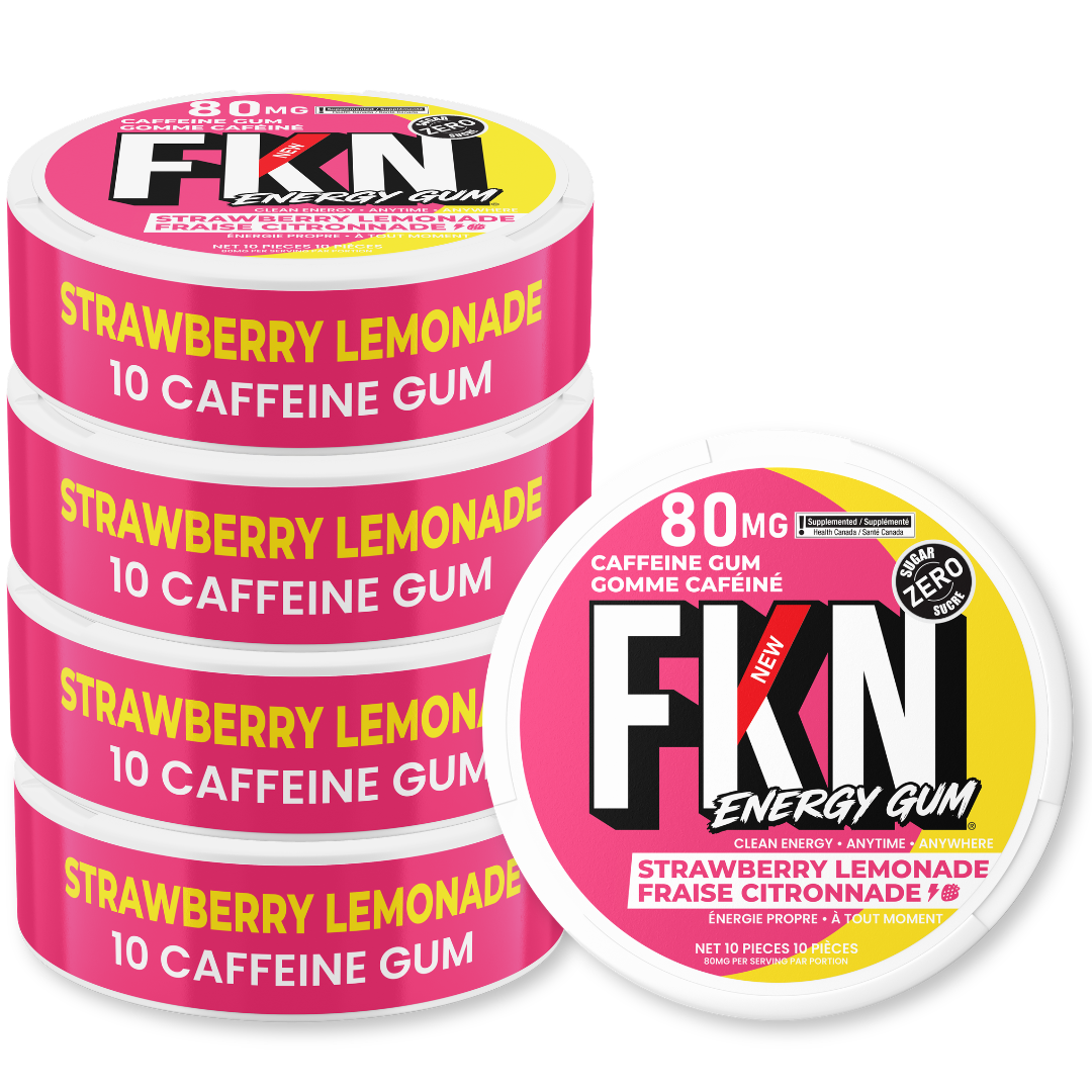 FKN Caffeine Gum (Strawberry Lemonade)