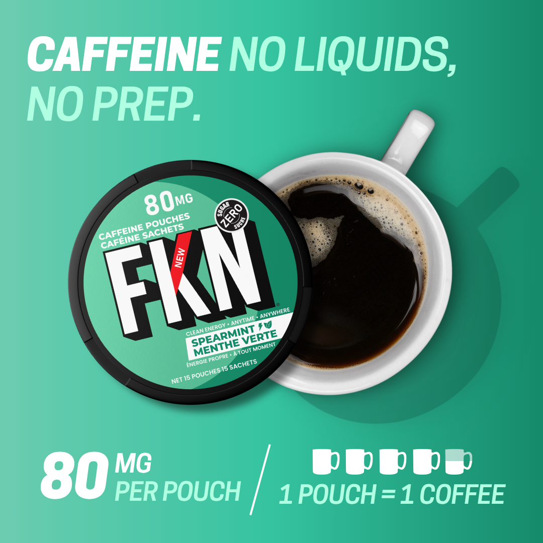 FKN Caffeine Pouches (Spearmint) 80MG