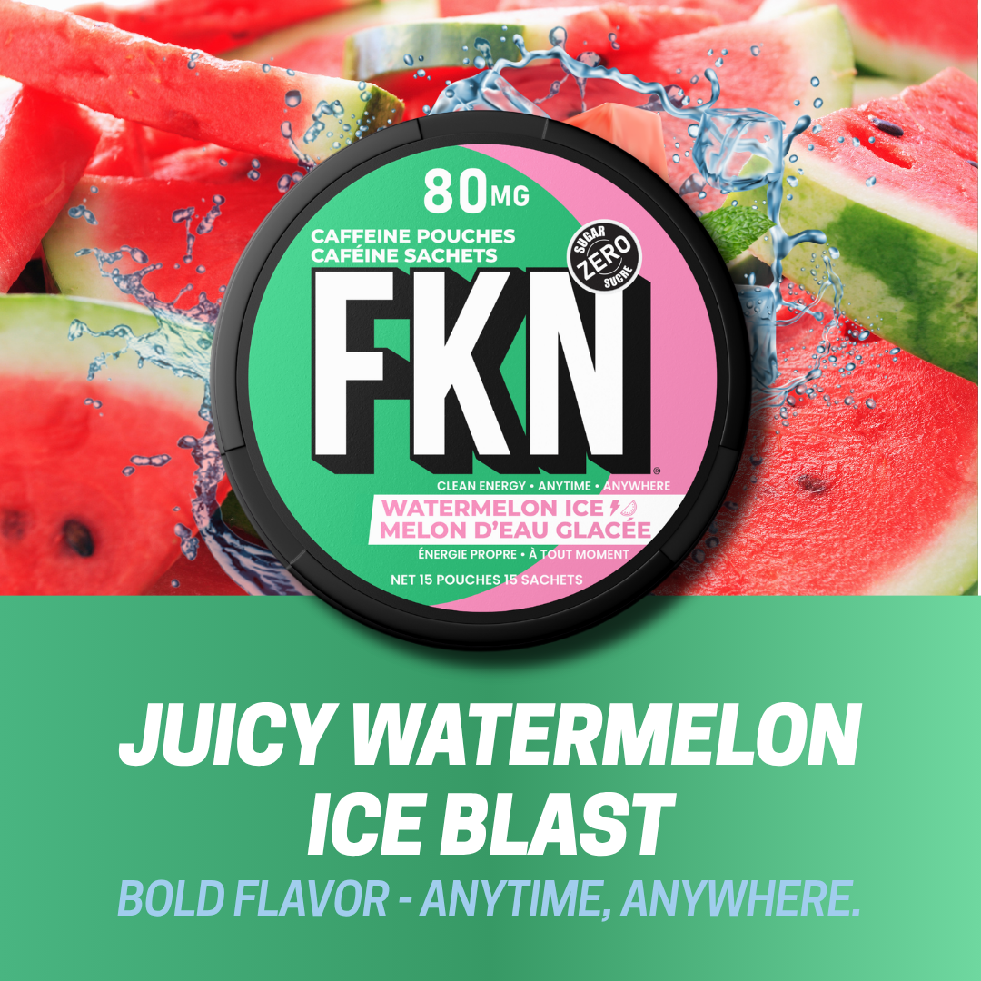 FKN Caffeine Pouches (Watermelon Ice) 80MG