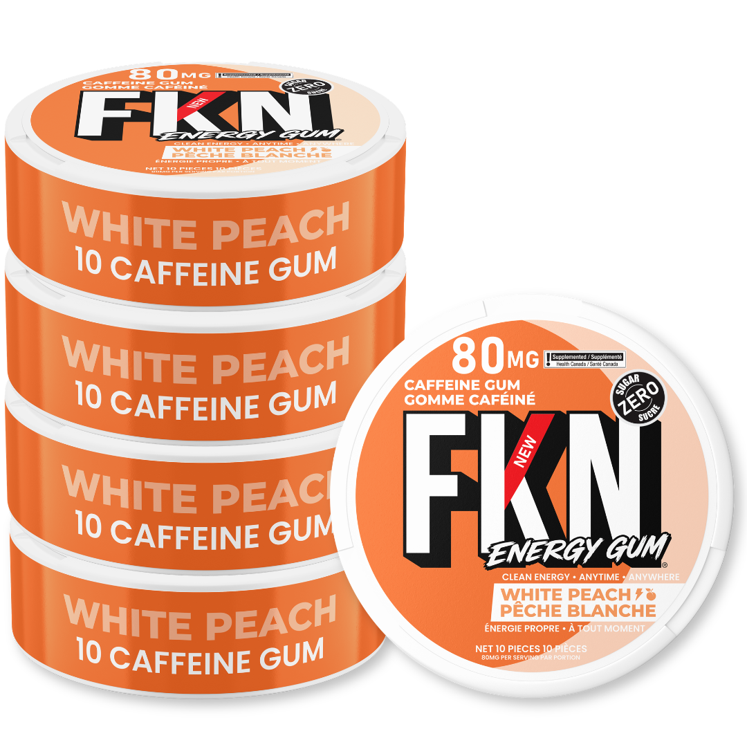 FKN Caffeine Gum (White Peach)