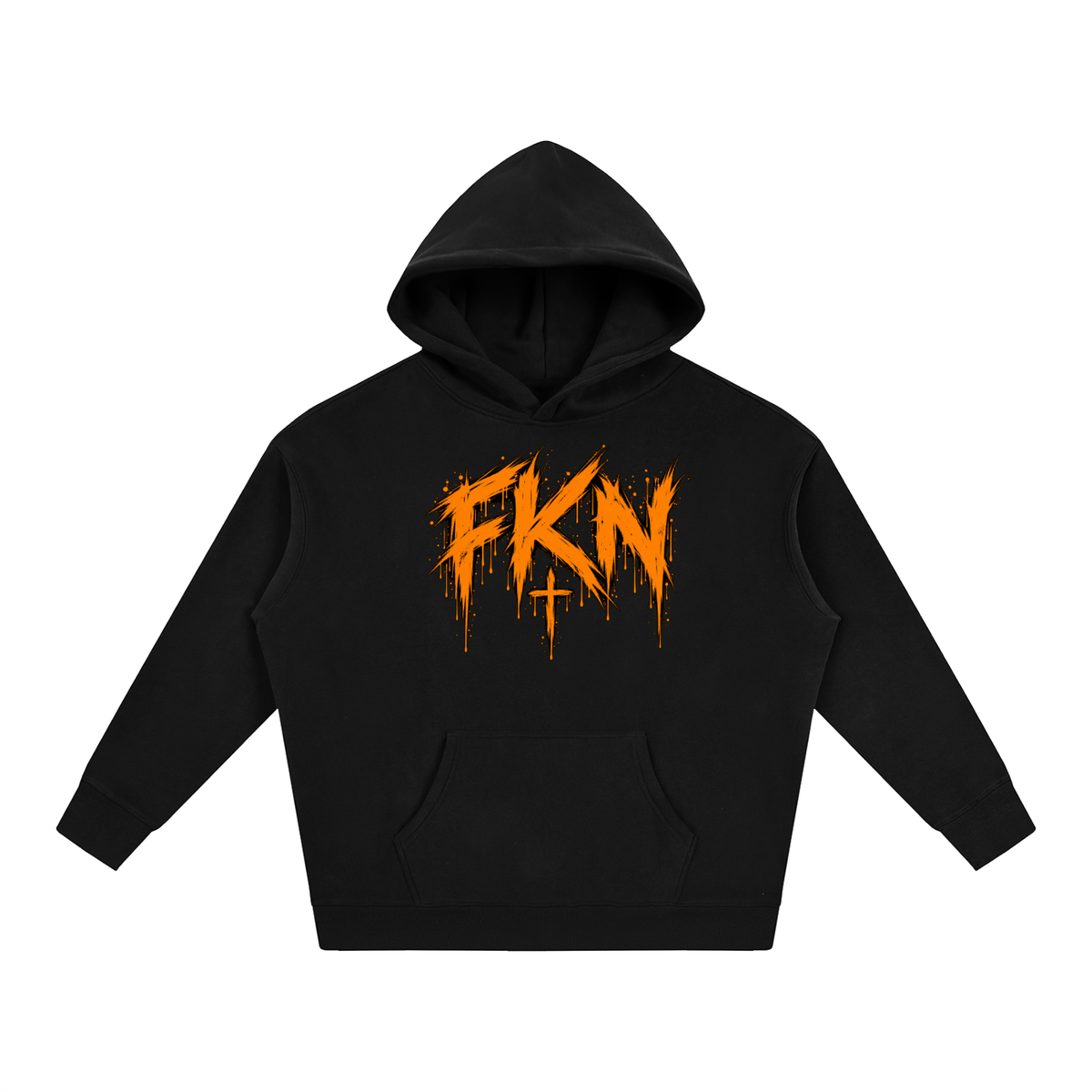 Bad Luck Charm Oversize Fleeced Hoodie