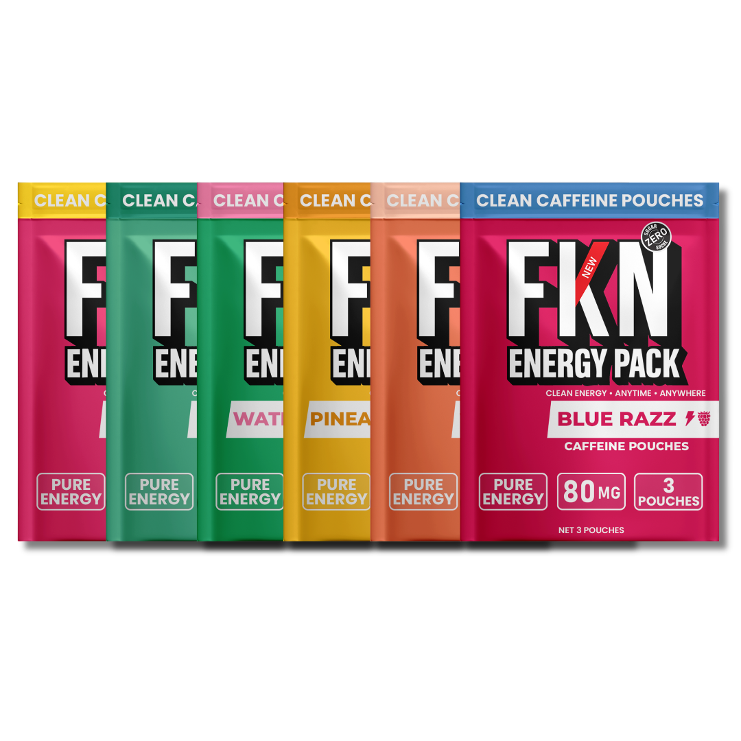 Free FKN Energy Packs Variety Pack Bundle 80MG (6 Flavours)