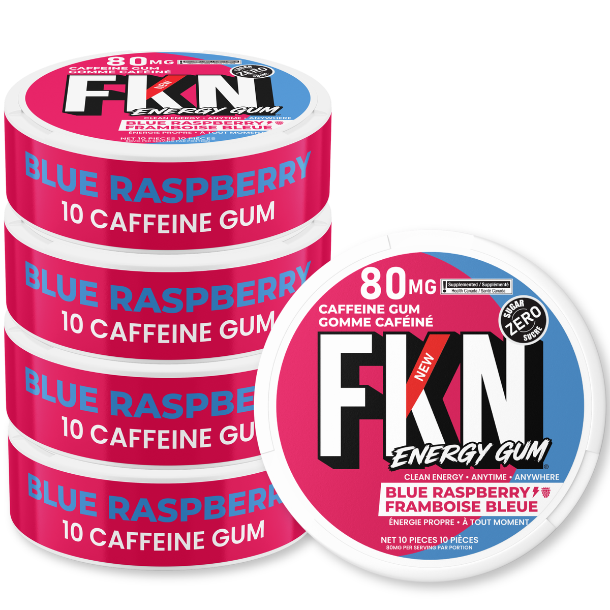 FKN Caffeine Gum (Blue Raspberry)