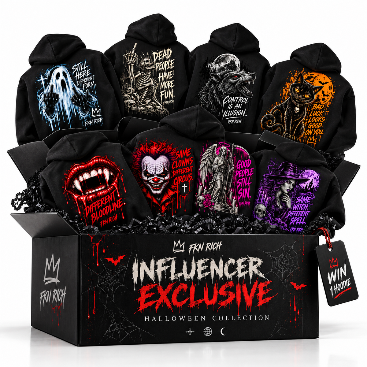 FKNRICH HALLOWEEN HOODIE RAFFLE