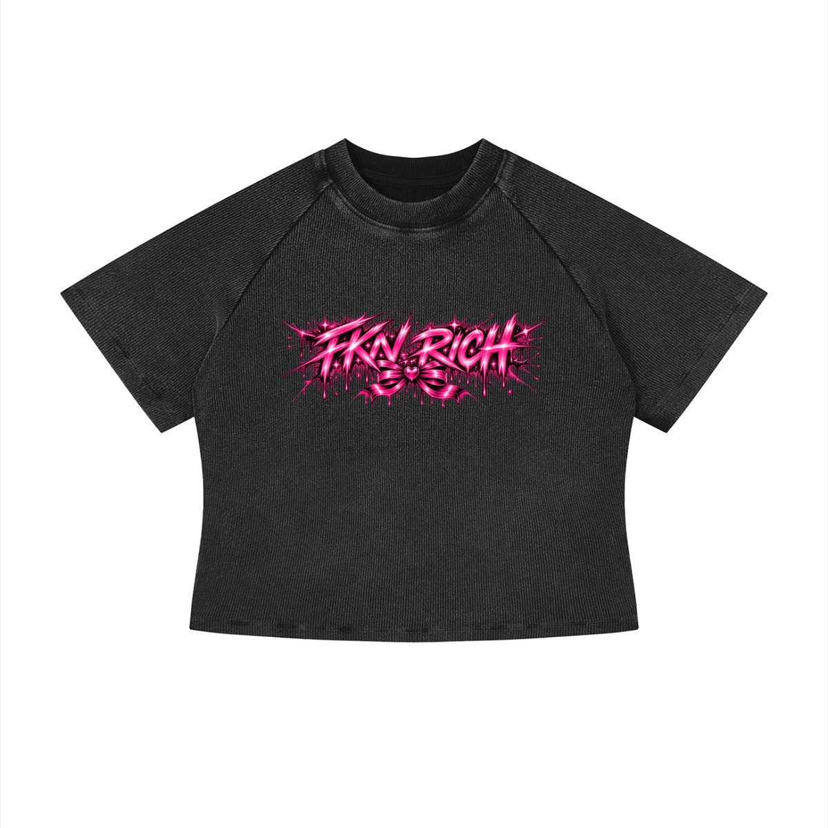 Women's Mineral Wash Crop T-Shirt