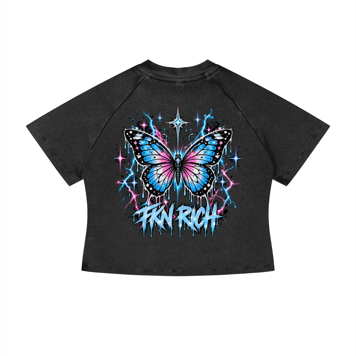 Women's Mineral Wash Crop T-Shirt