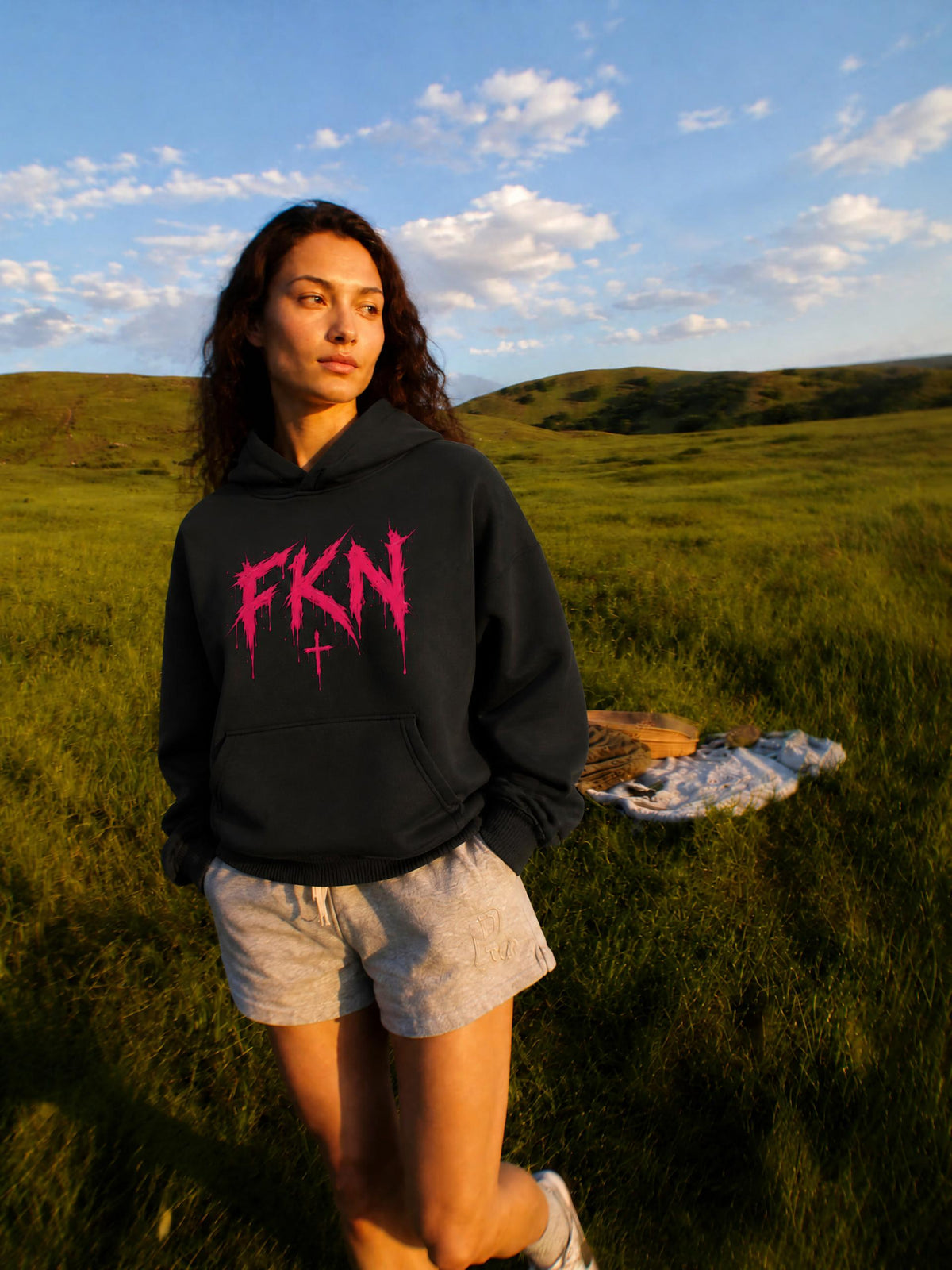 Sinful Saint Oversize Fleeced Hoodie