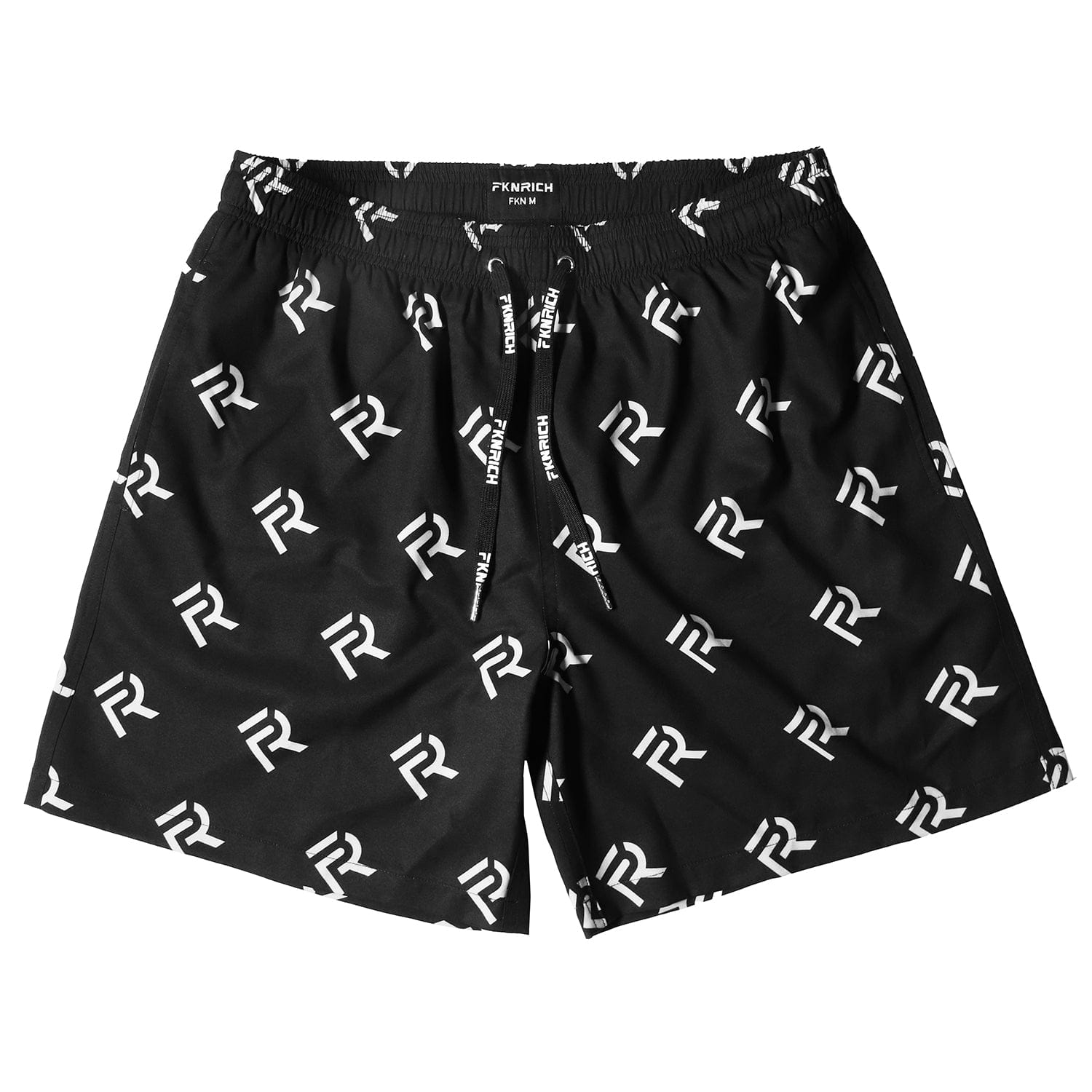 Men's Board Shorts - Black - FKN Rich