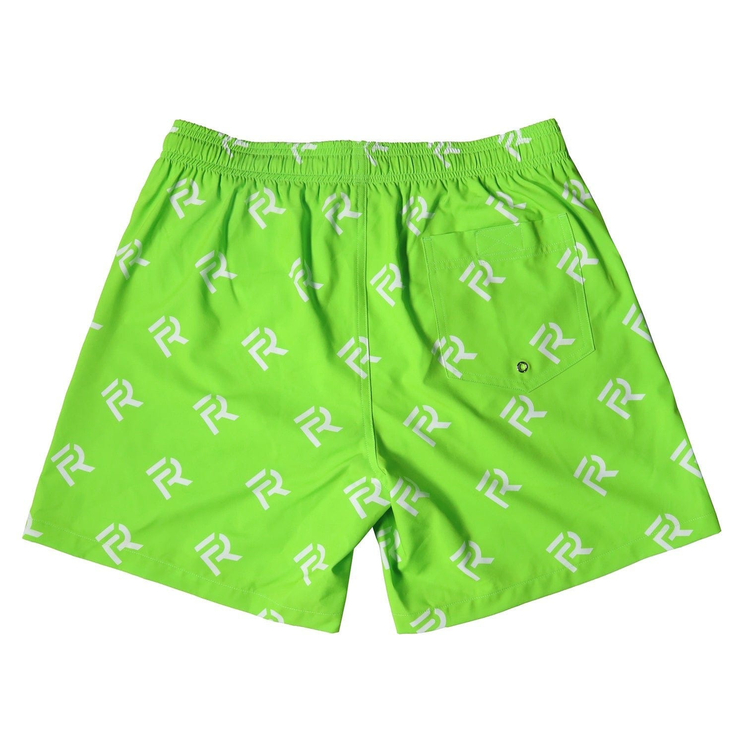 Men's Board Shorts - Neon Green - FKN Rich