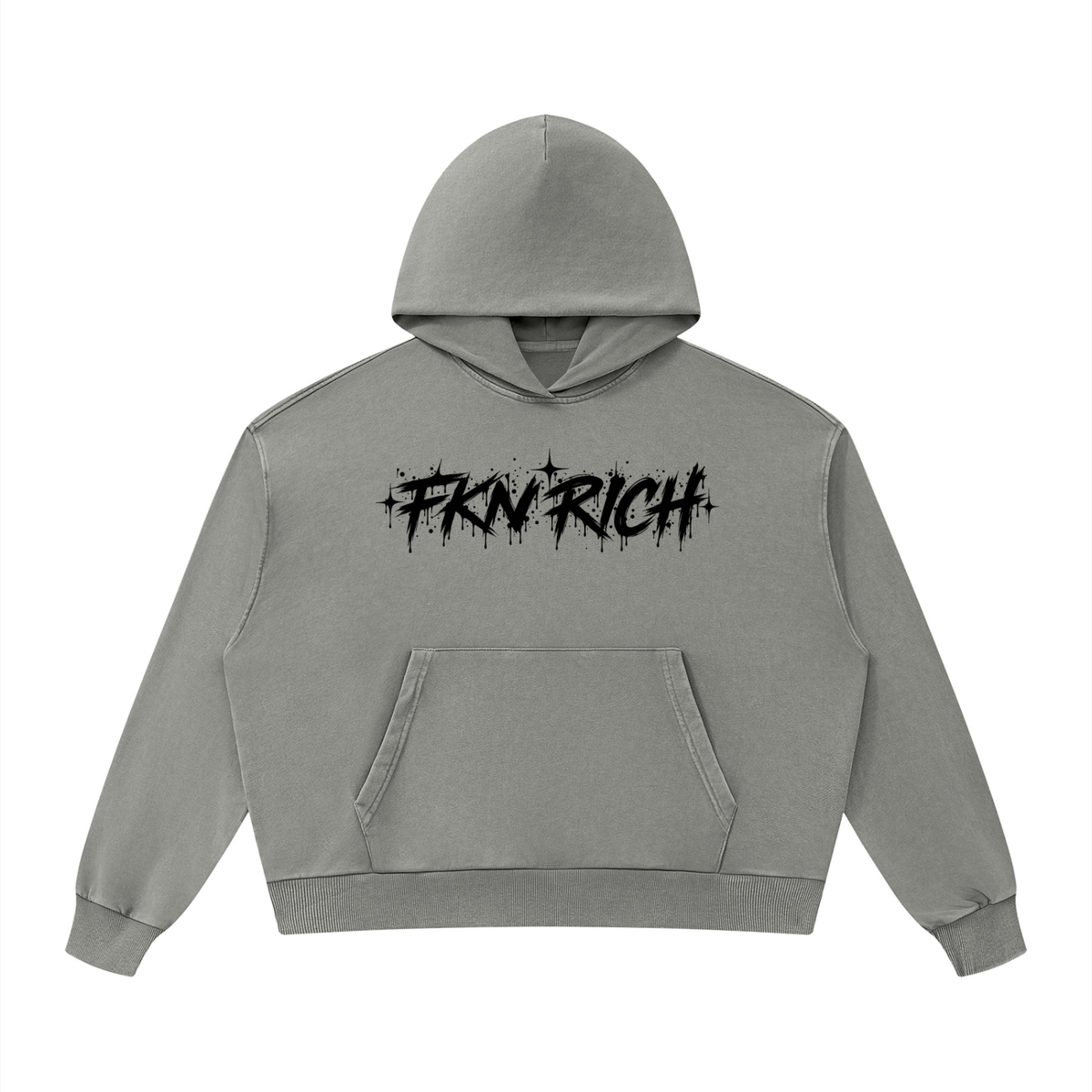 Unisex Mineral Wash Boxy Hoodie