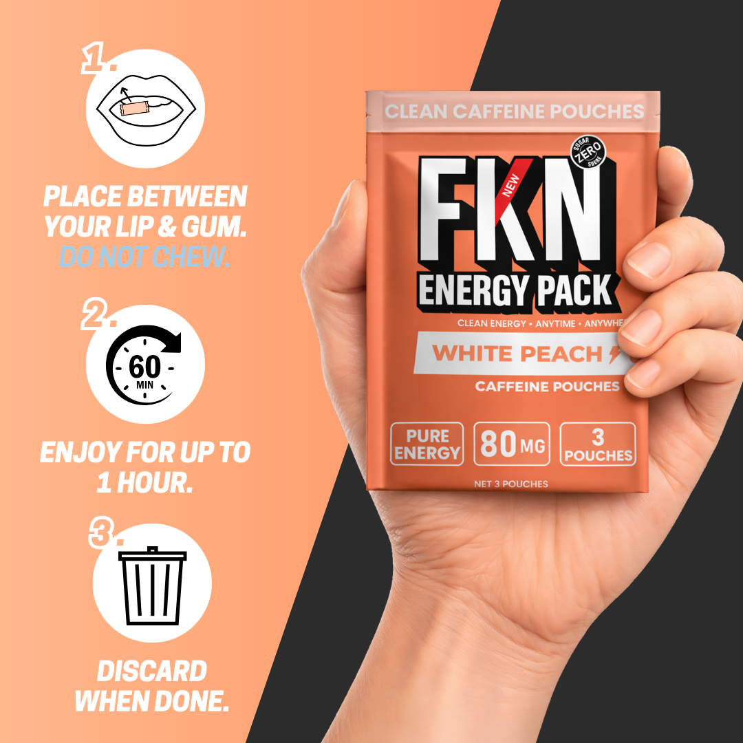 FKN Energy Pack (White Peach) 80MG