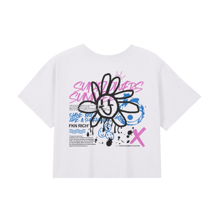 Graffiti Cropped Tee