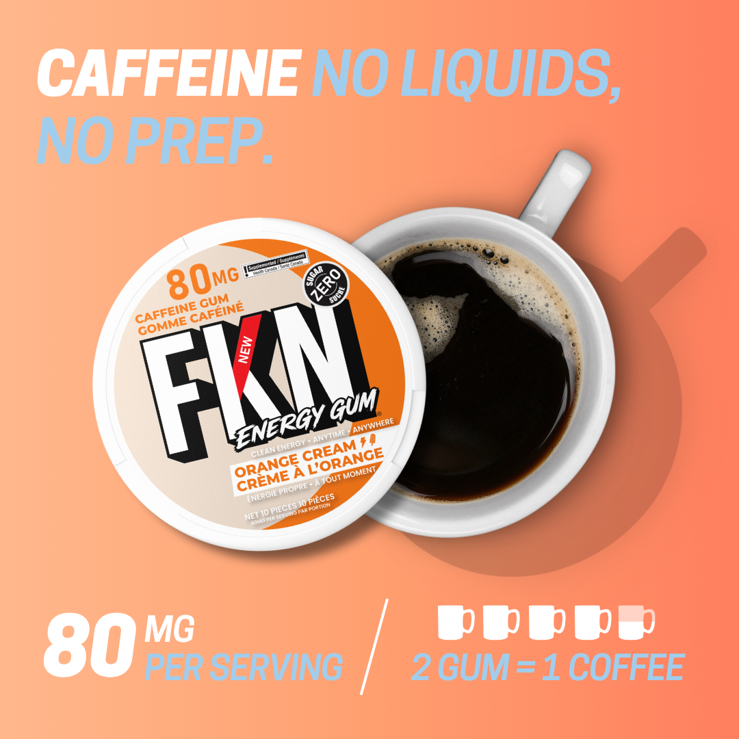 FKN Caffeine Gum (Orange Cream)