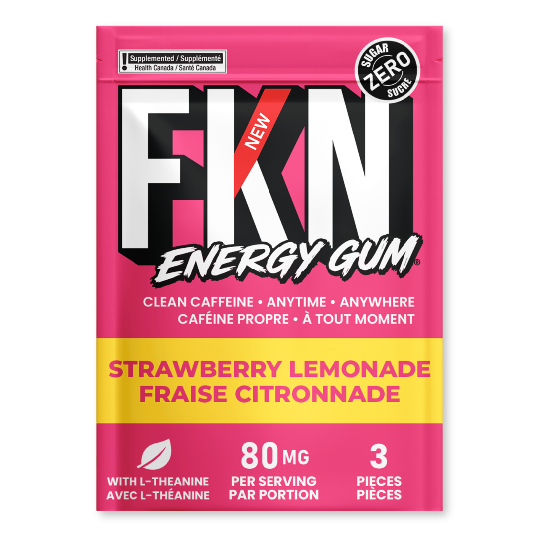 FKN Caffeine Gum Mini Pack (Strawberry Lemonade) (6 Pack)