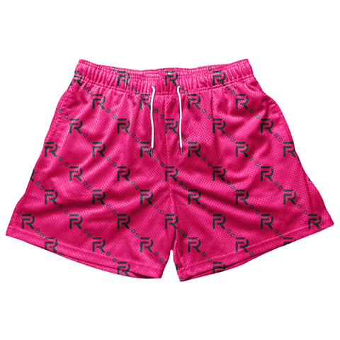 Monogram Shorts (Pink)