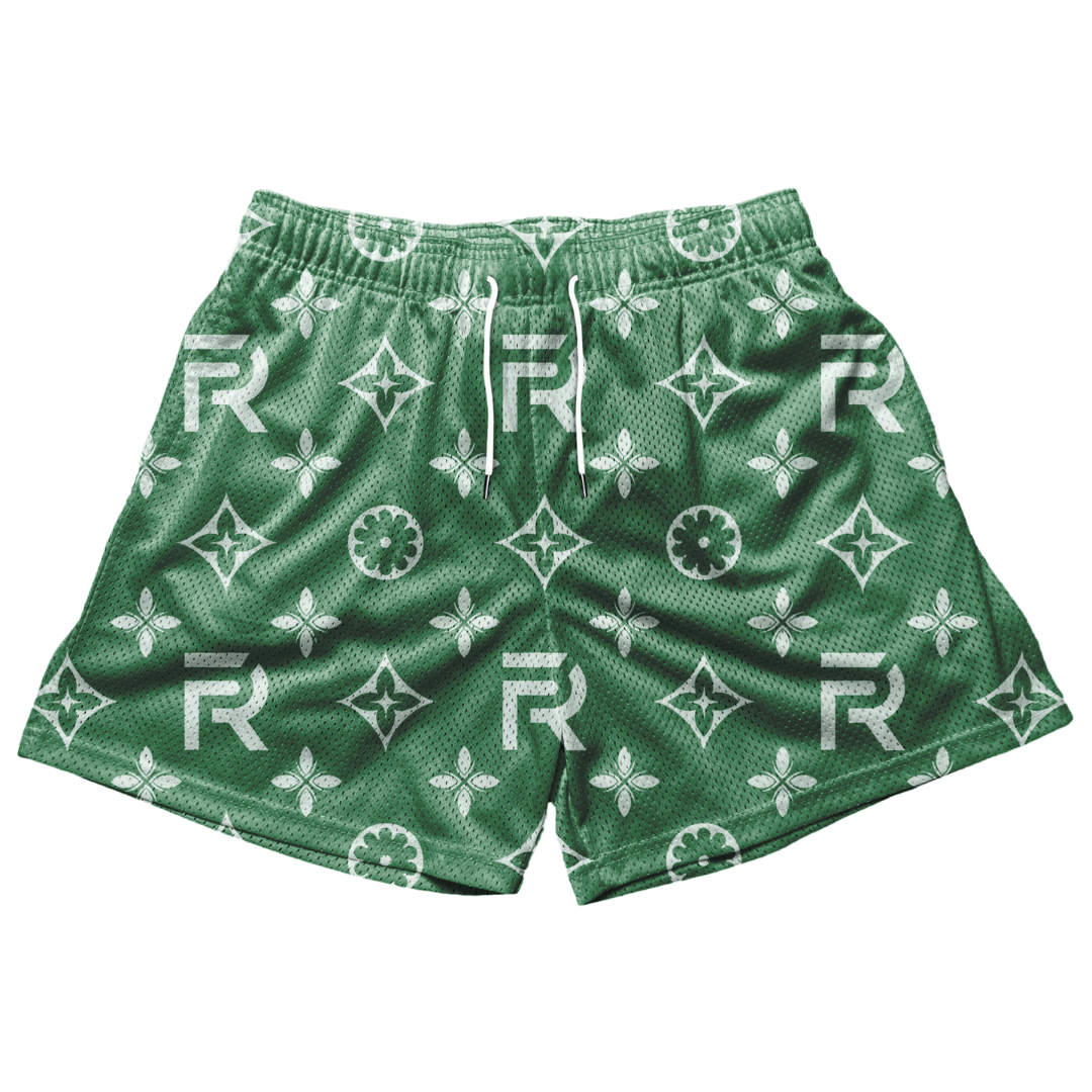 Green Storm Shorts