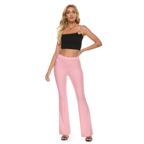 Low Rise Flare Leggings (Light Pink)