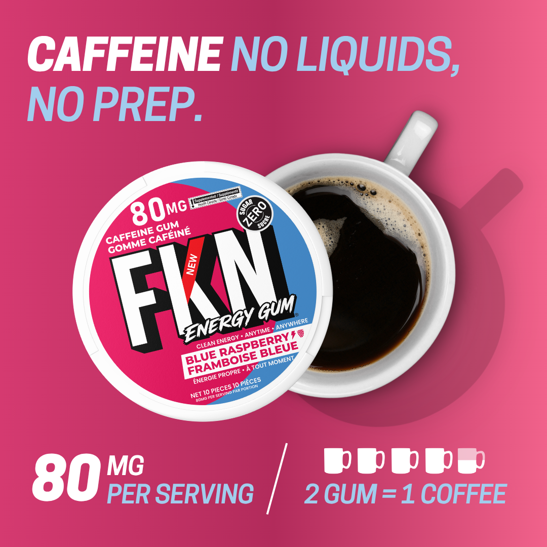 FKN Caffeine Gum (Blue Raspberry)