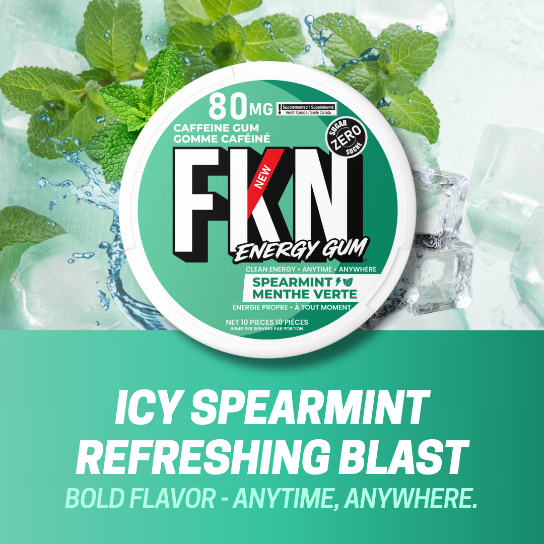 FKN Caffeine Gum (Spearmint)