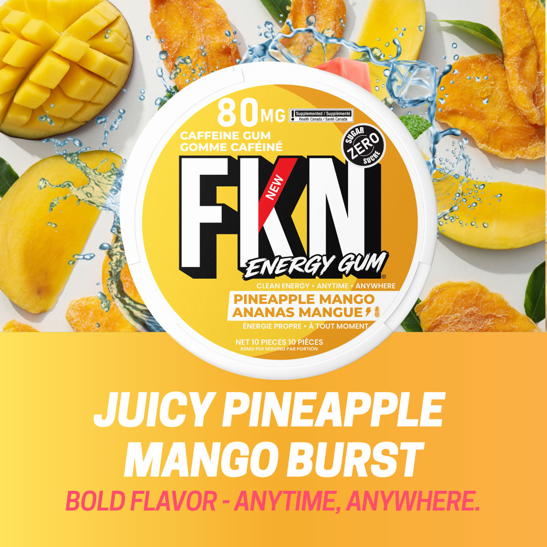 FKN Caffeine Gum (Pineapple Mango)