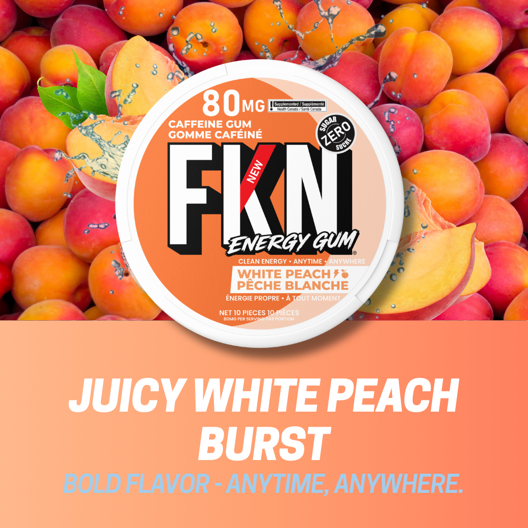 FKN Caffeine Gum (White Peach)