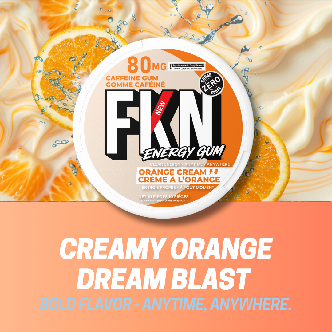 FKN Caffeine Gum (Orange Cream)