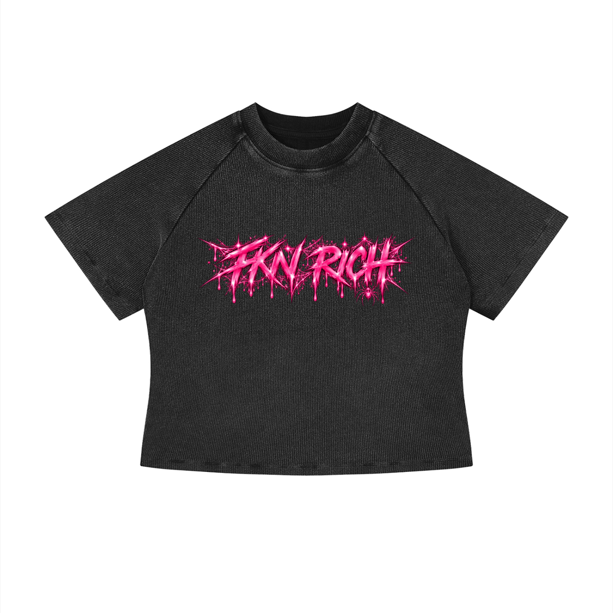 Women's Mineral Wash Crop T-Shirt