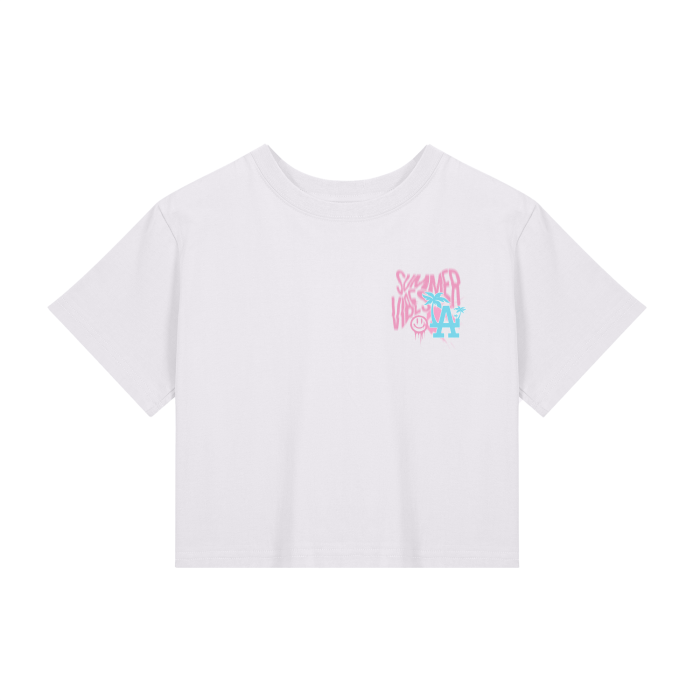 LA Palm Cropped Tee