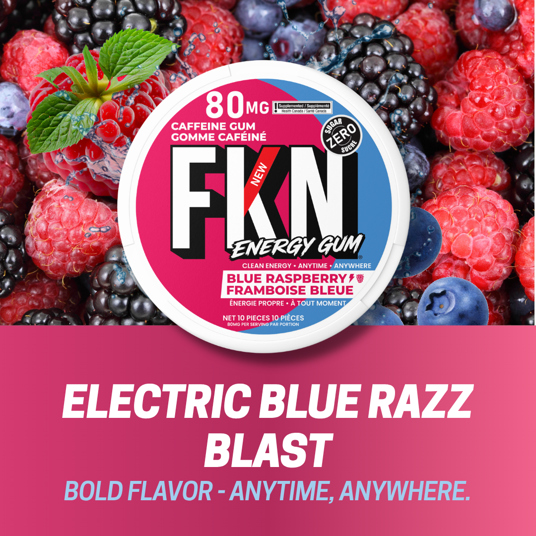 FKN Caffeine Gum (Blue Raspberry)