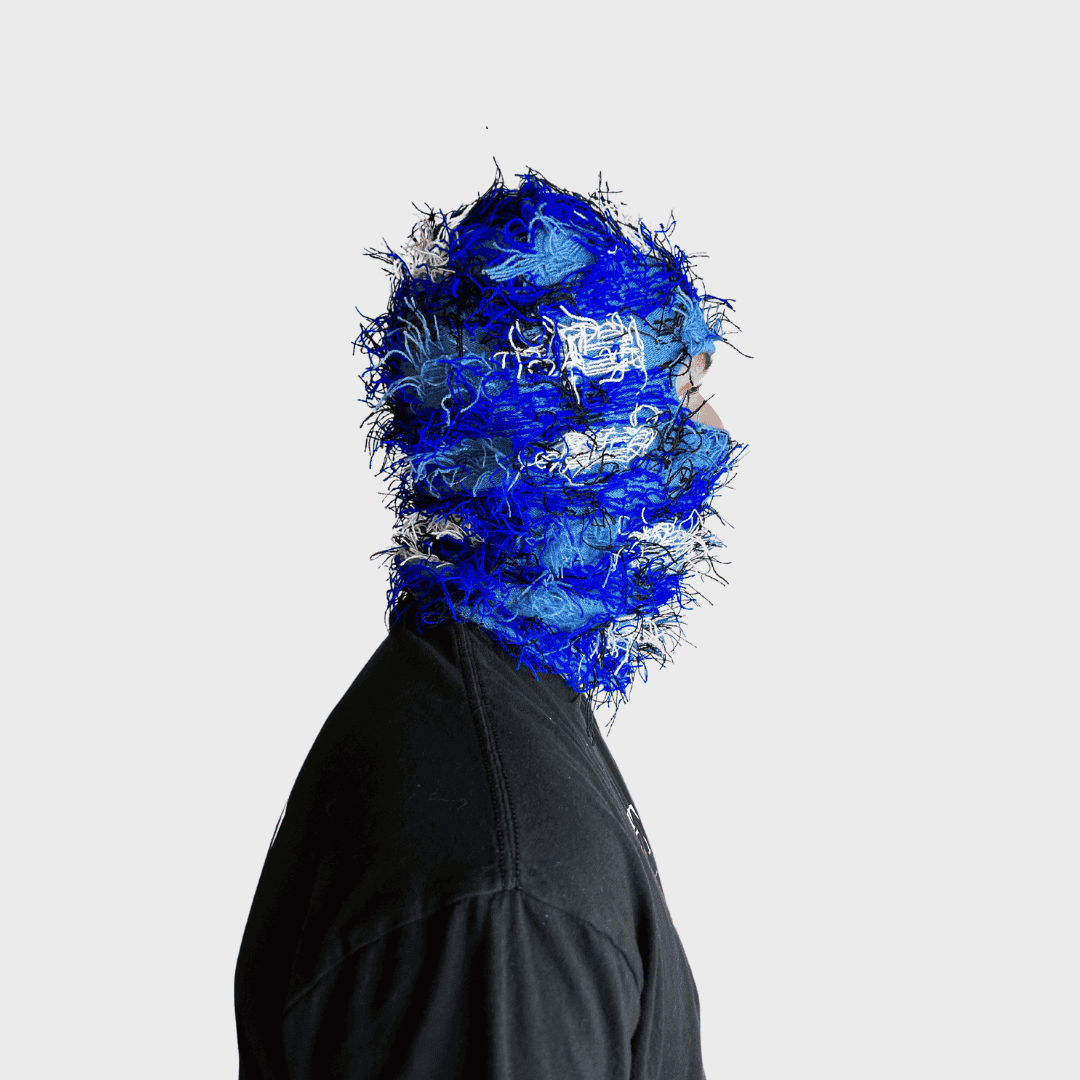 Blue Lightning Balaclava - FKN Rich