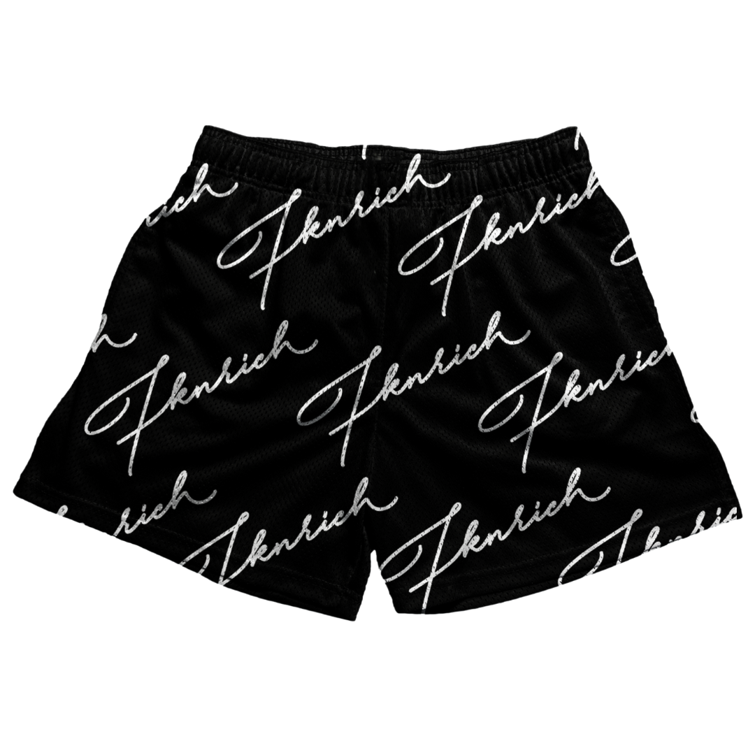 Script Shorts (Black)