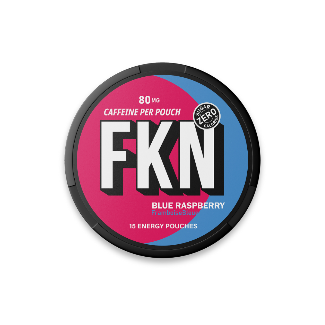 FKN Caffeine Pouches (Blue Raspberry) 80MG | FKN Rich