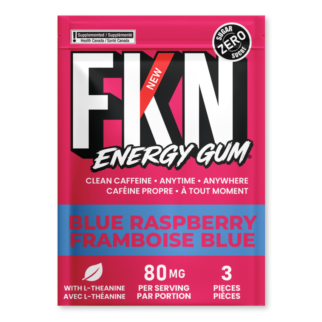 FKN Caffeine Gum Mini Pack (Blue Raspberry) (6 Pack)