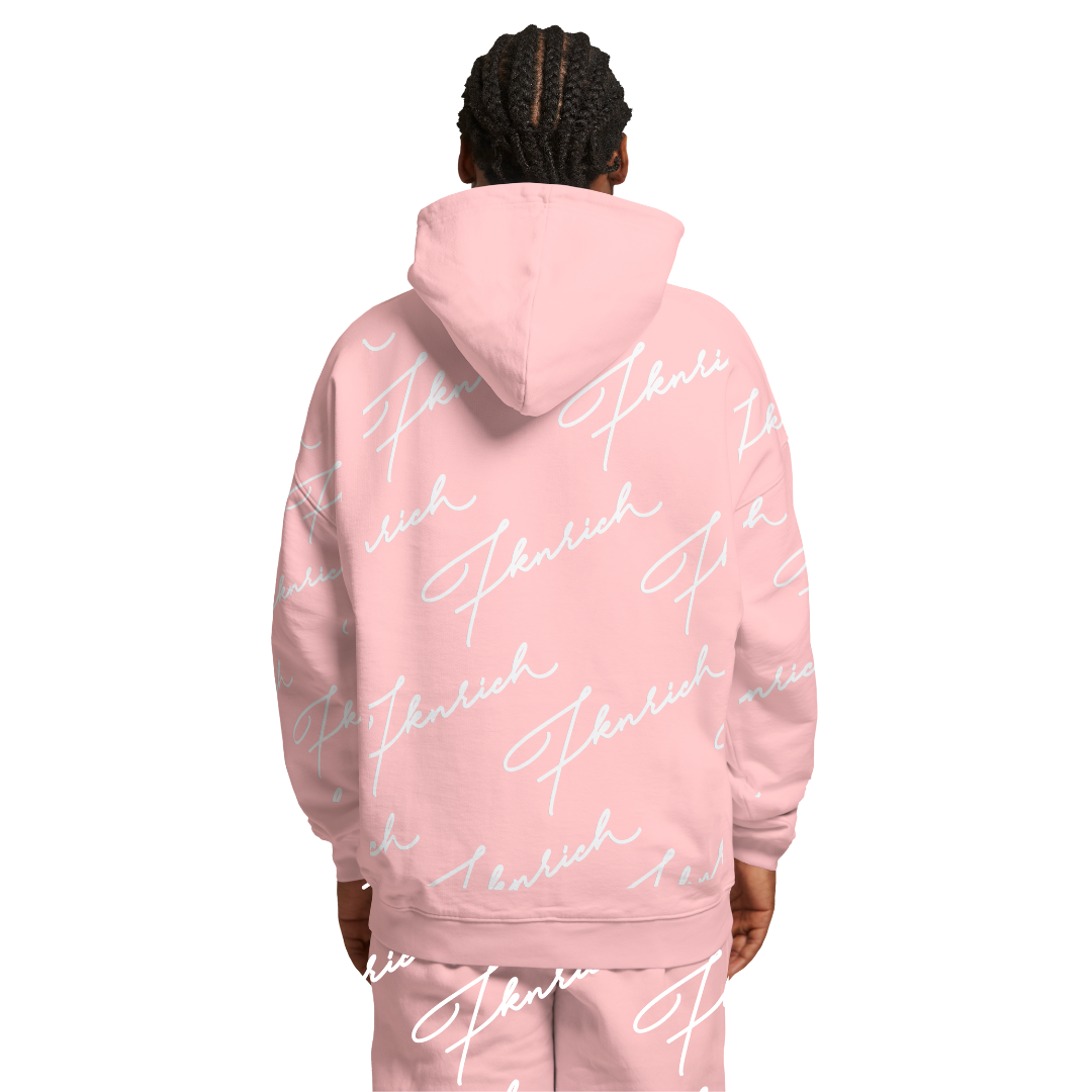 Script Tracksuit Set (Pink)