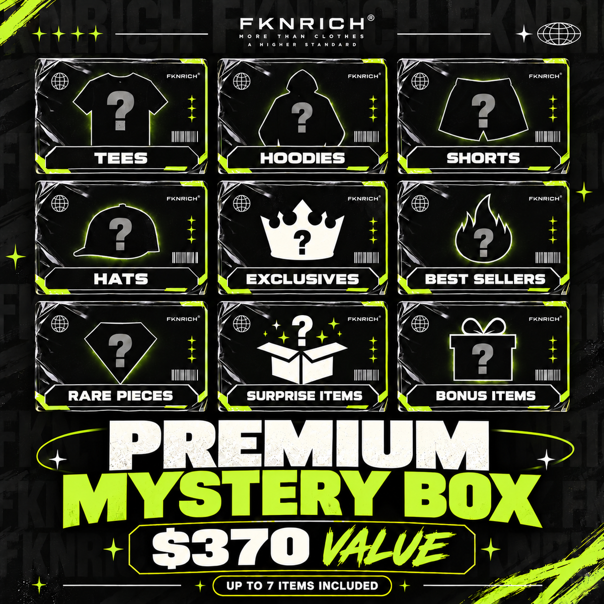 Boîte mystère riche FKN - Premium