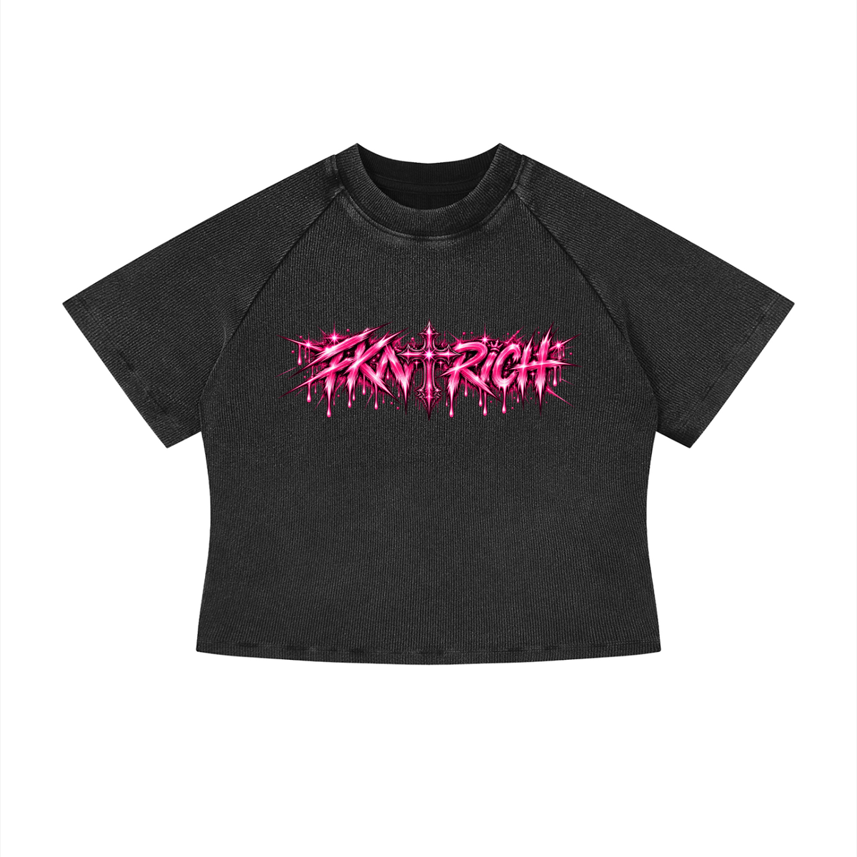 Women's Mineral Wash Crop T-Shirt