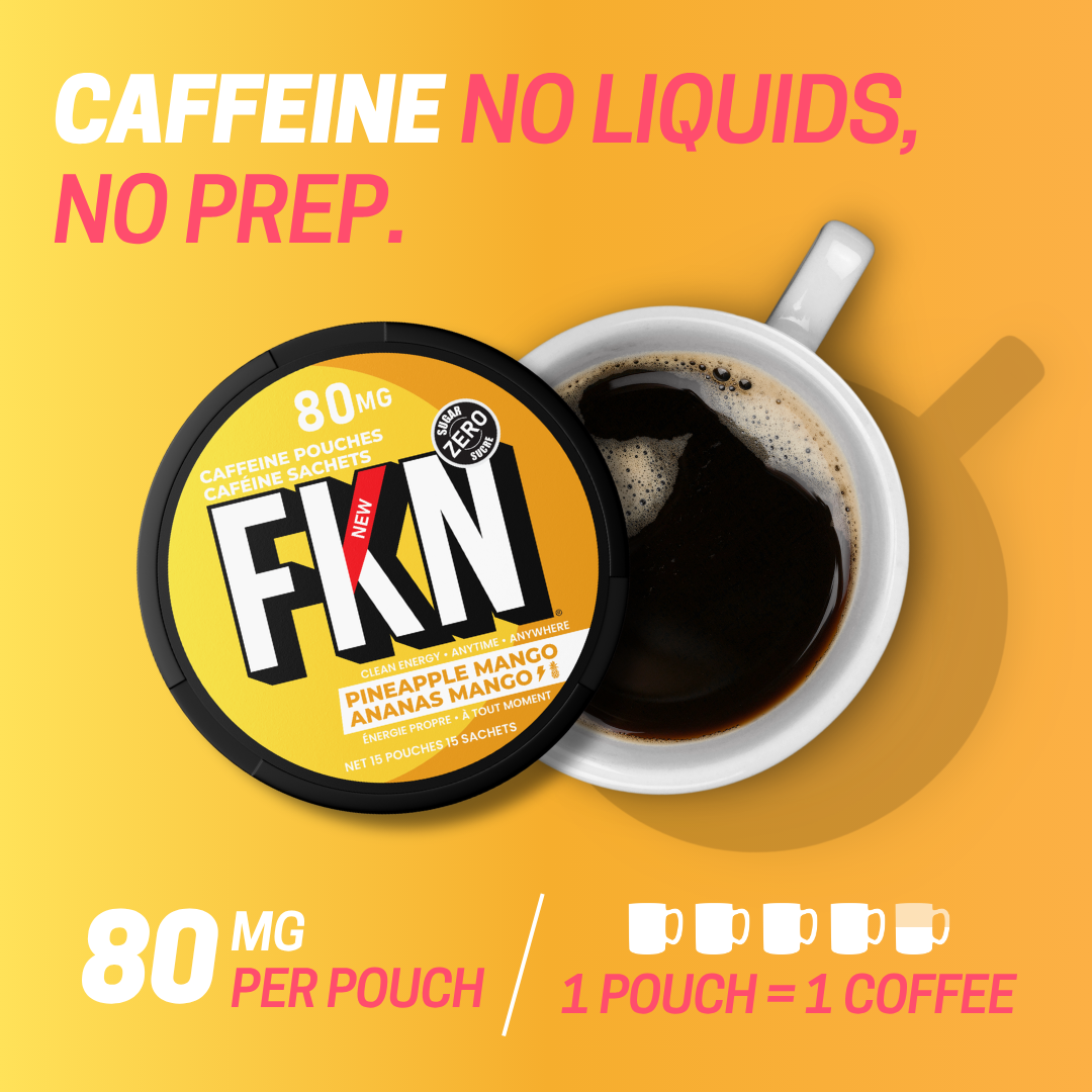FKN Caffeine Pouches (Pineapple Mango) 80MG