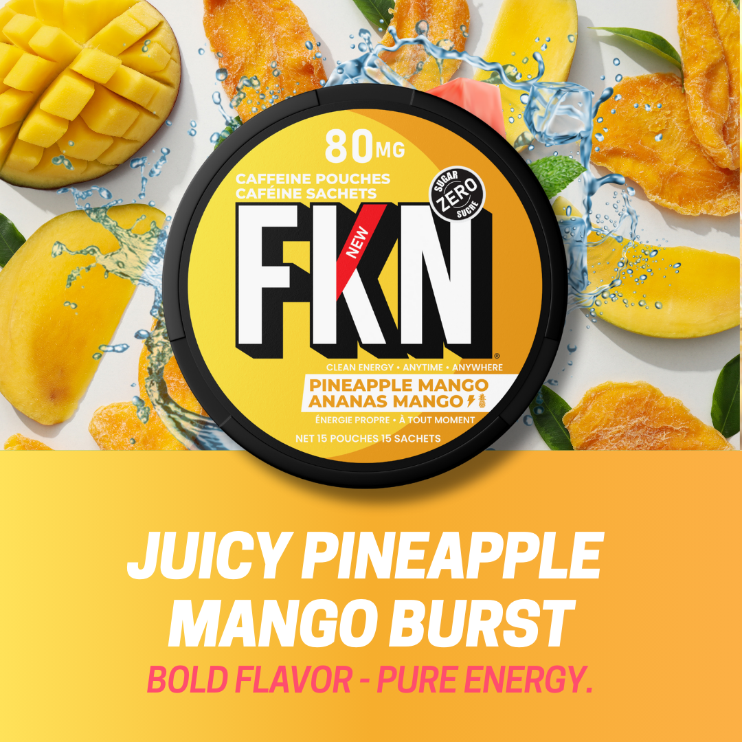 FKN Caffeine Pouches (Pineapple Mango) 80MG
