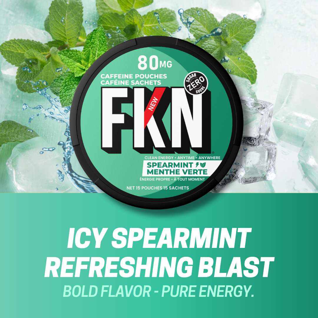 FKN Caffeine Pouches (Spearmint) 80MG