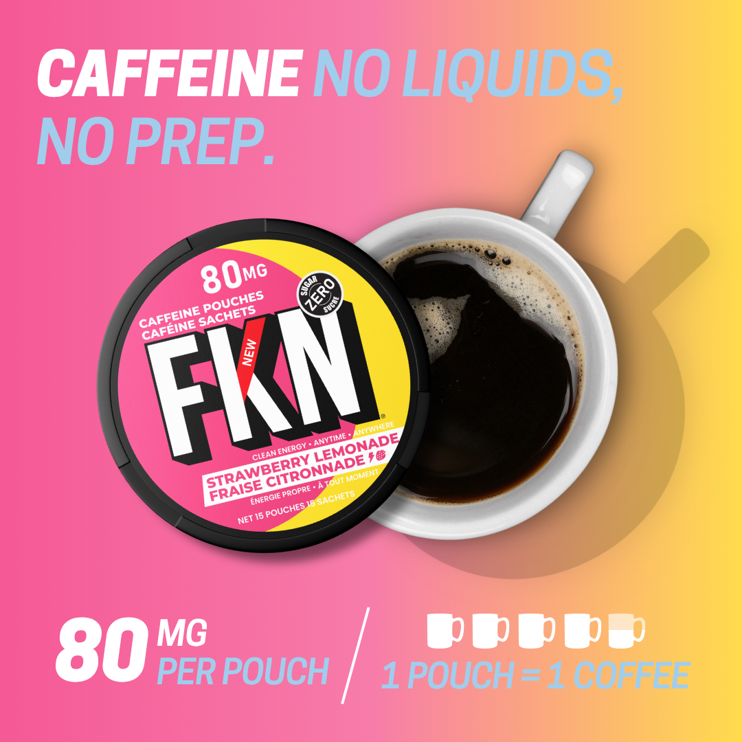 FKN Caffeine Pouches (Strawberry Lemonade) 80MG