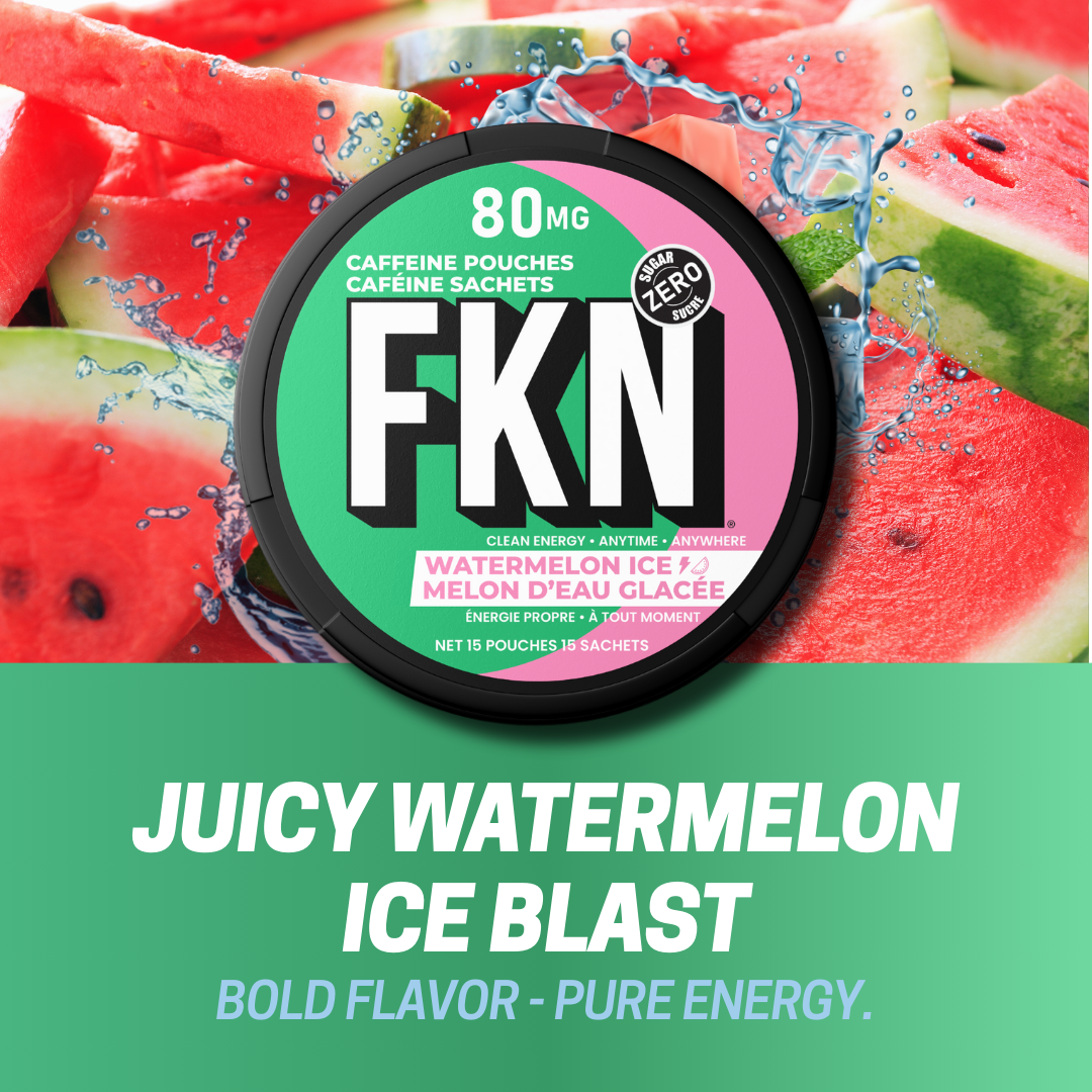 FKN Caffeine Pouches (Watermelon Ice) 80MG