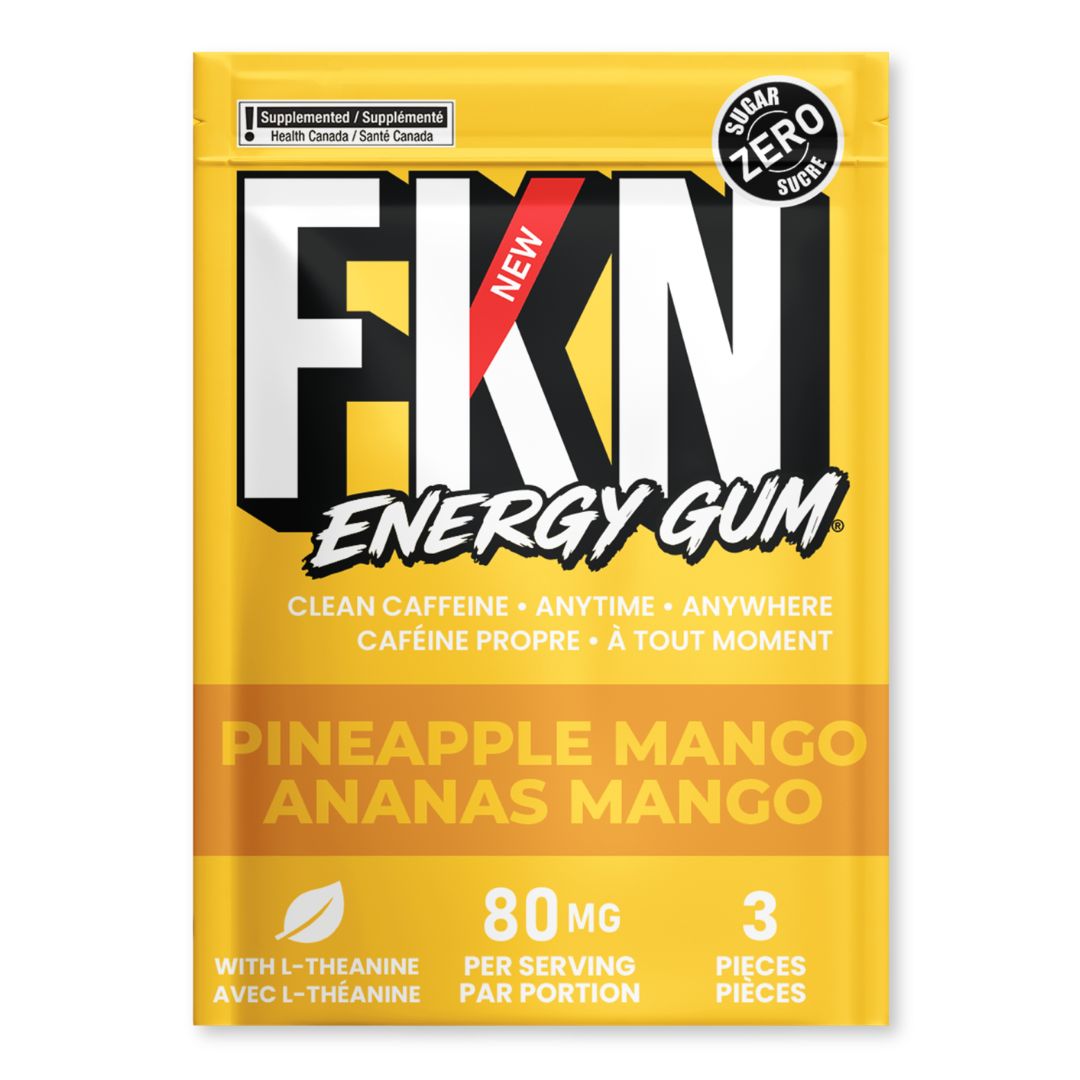 FKN Caffeine Gum Mini Pack (Pineapple Mango) (6 Pack)