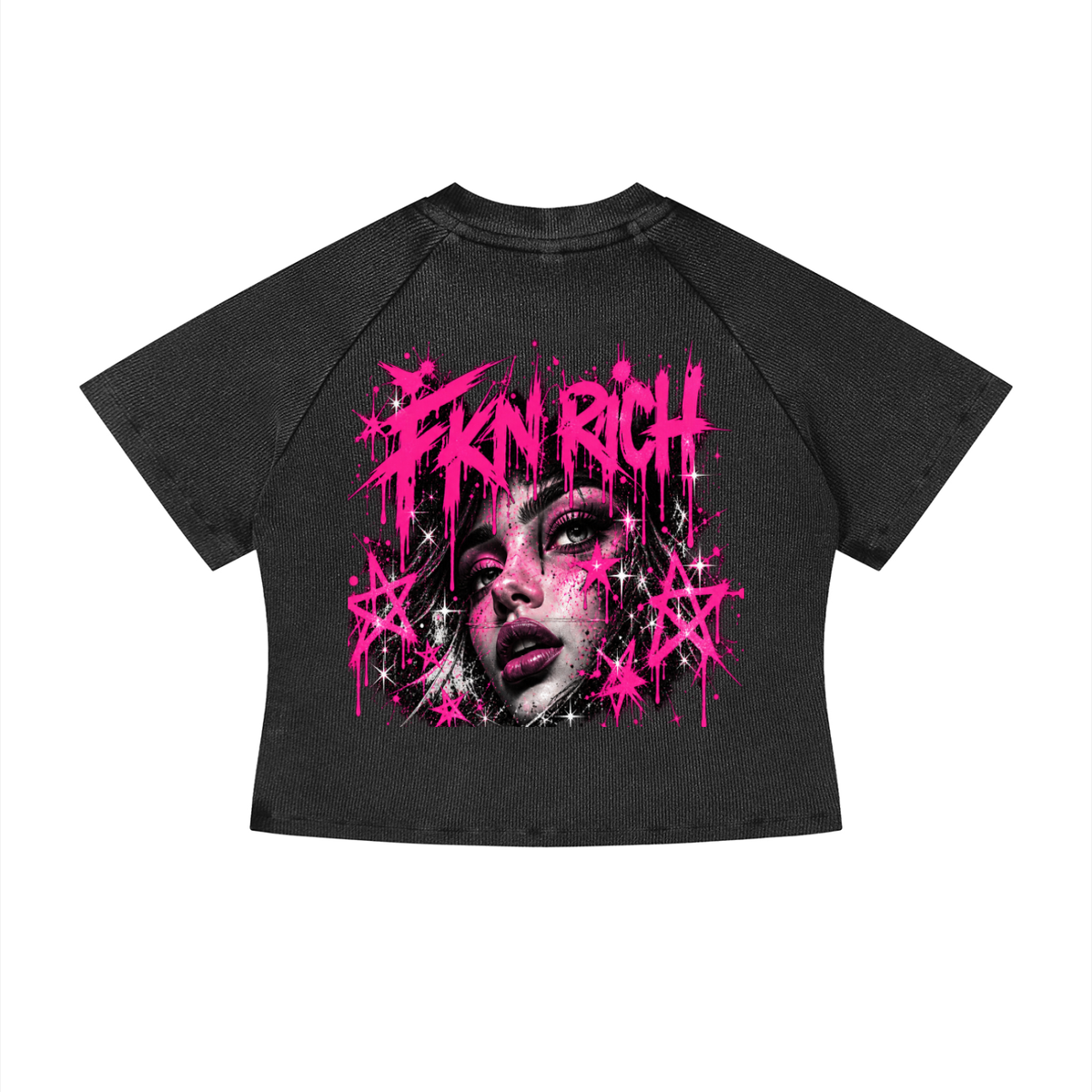 Women's Mineral Wash Crop T-Shirt