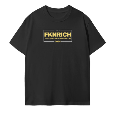 Make Canada FKNRICH Tee (Gold)