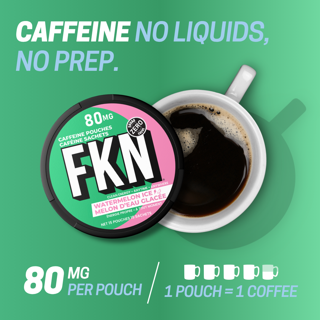 FKN Caffeine Pouches (Watermelon Ice) 80MG