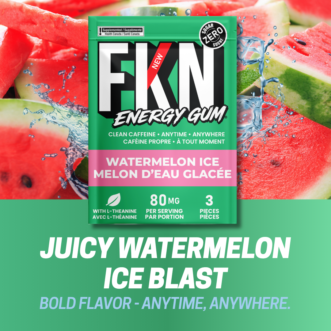 FKN Caffeine Gum Mini Pack (Watermelon Ice) (6 Pack)